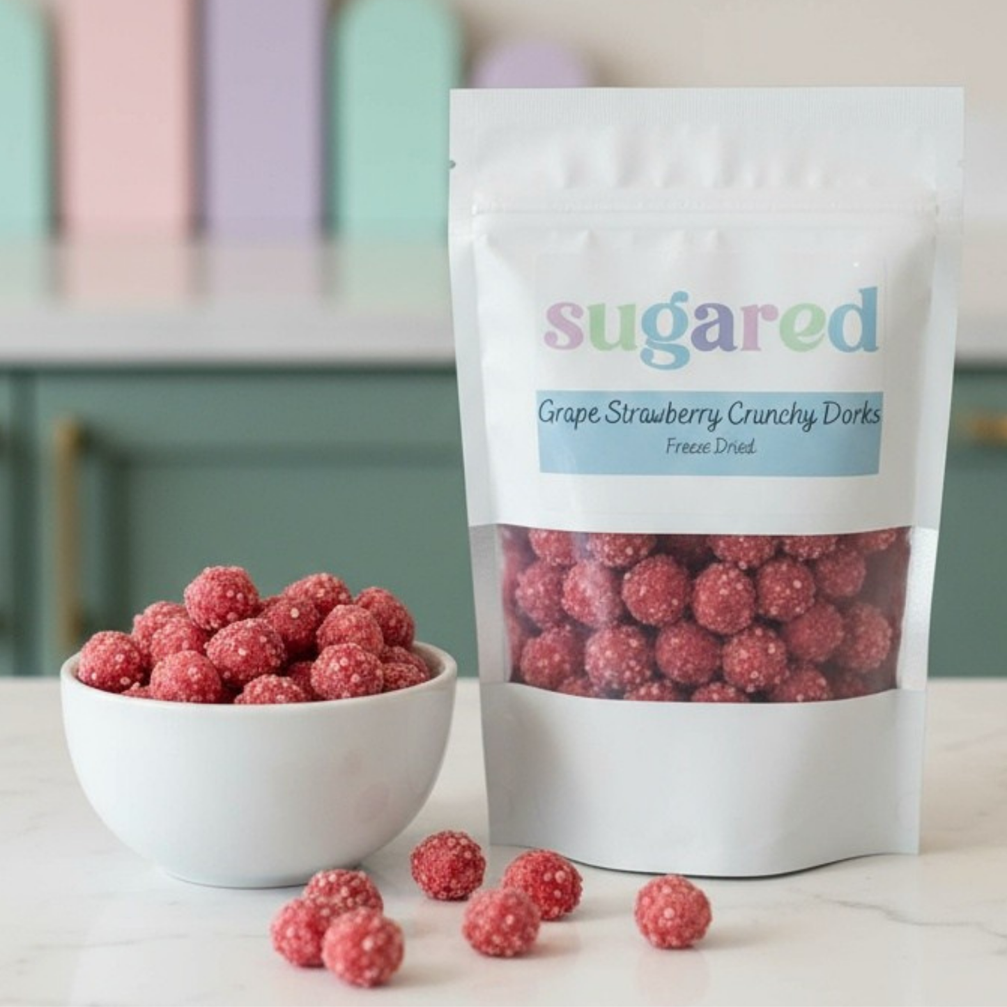 Grape & Strawberry Crunchy Dorks - Freeze Dried