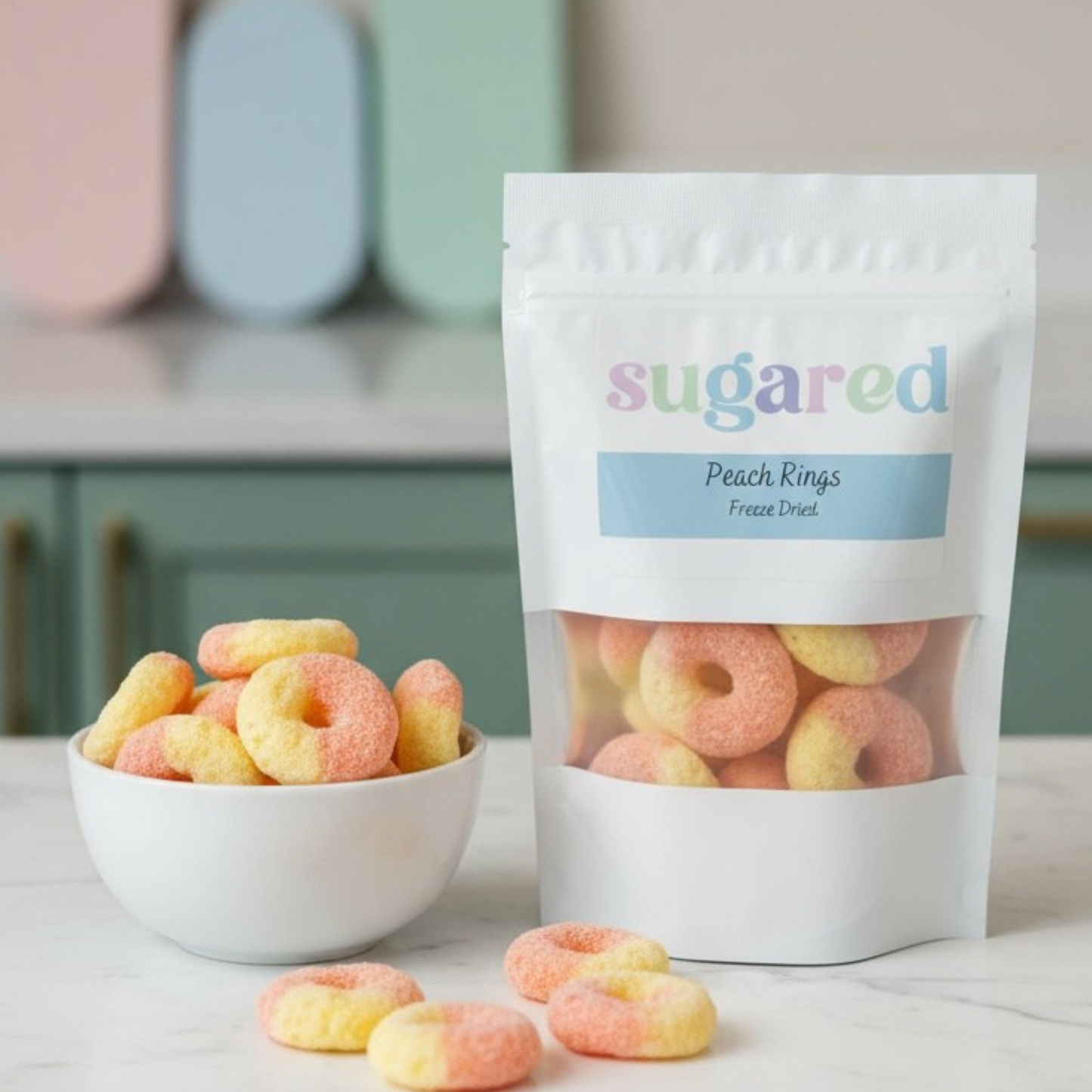 Peach Rings - Freeze Dried