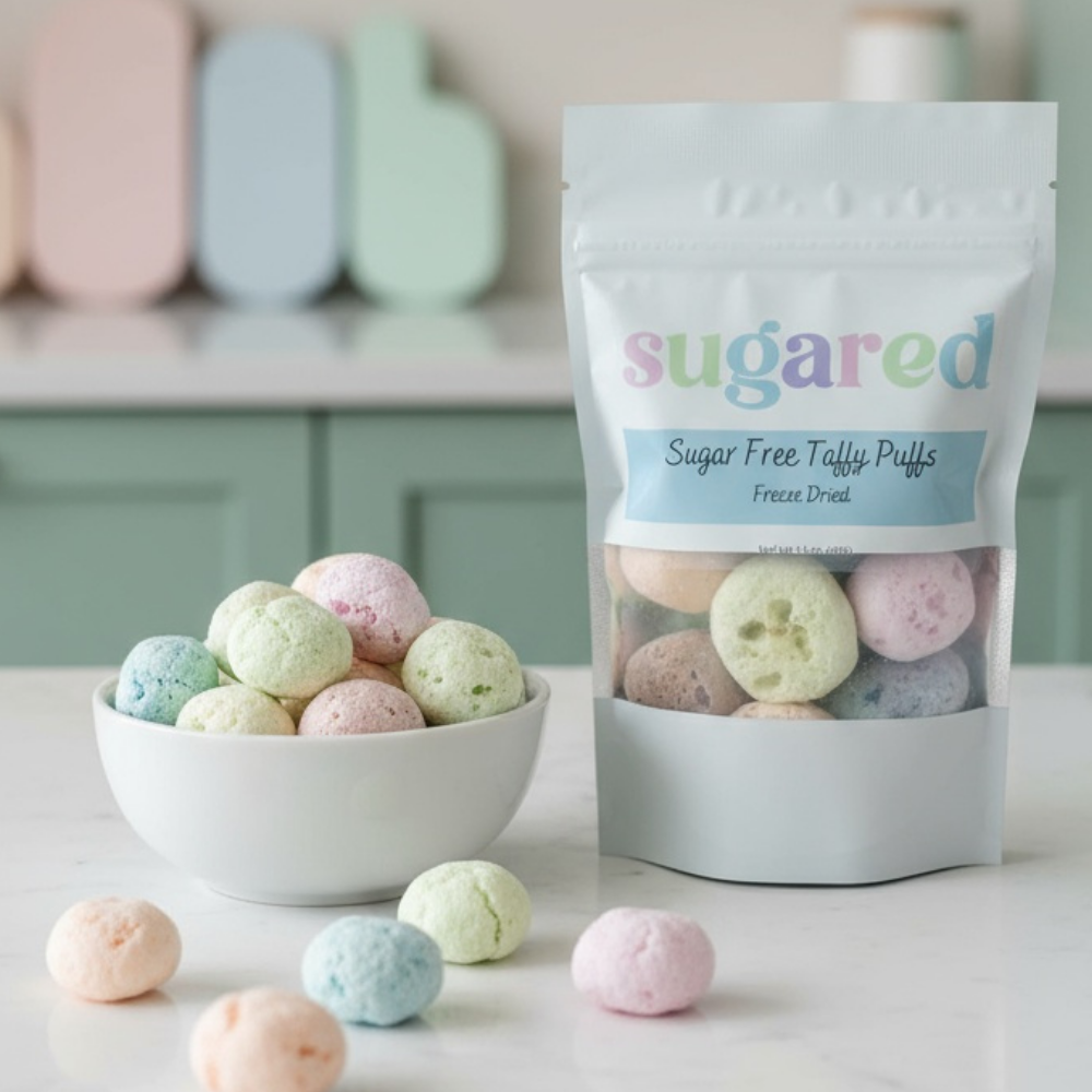 Sugar Free Taffy Puffs - Freeze Dried