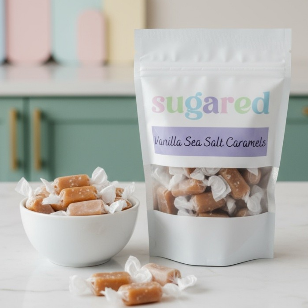 Vanilla Sea Salt Caramels